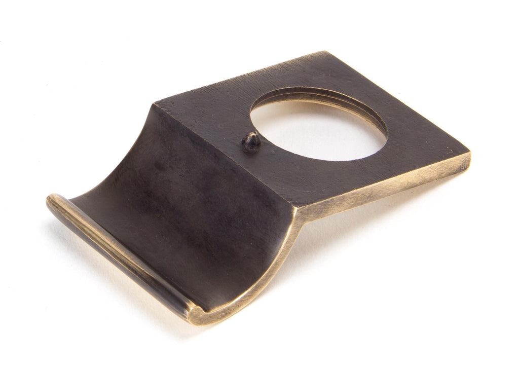 White background image of From The Anvil's Polished Bronze Rim Cylinder Pull | From The Anvil
