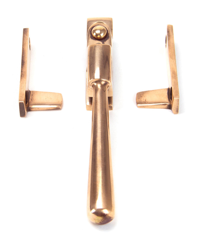 White background image of From The Anvil's Polished Bronze Night-Vent Locking Newbury Fastener | From The Anvil