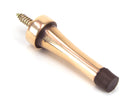 From The Anvil's Polished Bronze Projection Door Stop