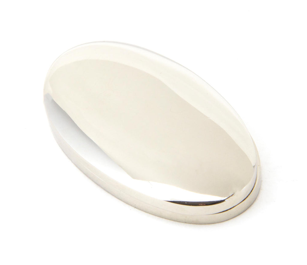 White background image of From The Anvil's Polished Nickel Oval Escutcheon | From The Anvil