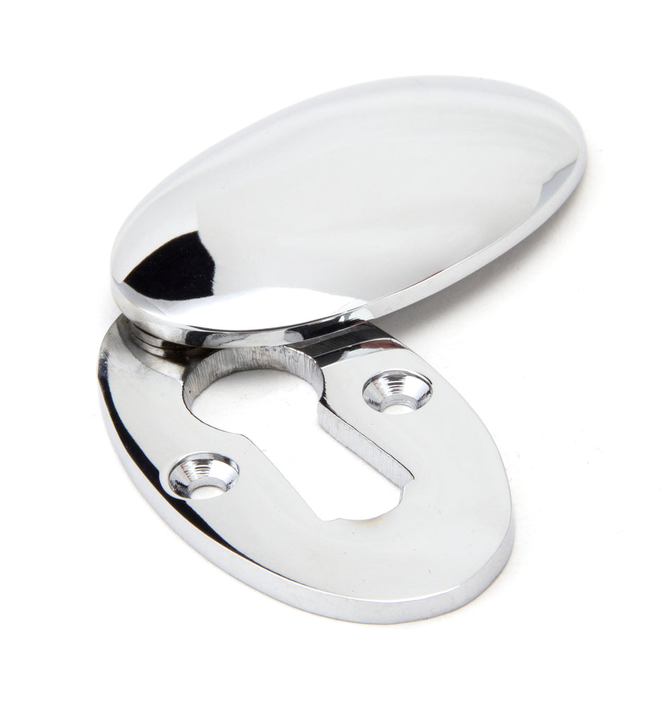 From The Anvil's Polished Chrome Oval Escutcheon