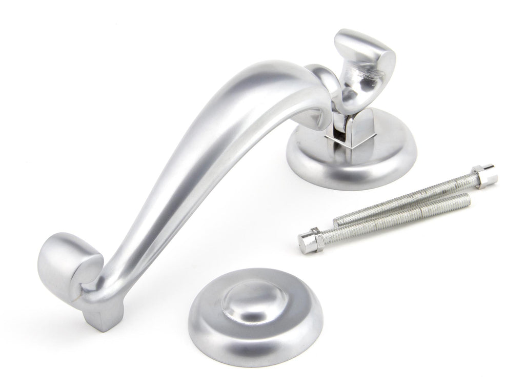 White background image of From The Anvil's Satin Chrome Doctor's Door Knocker | From The Anvil