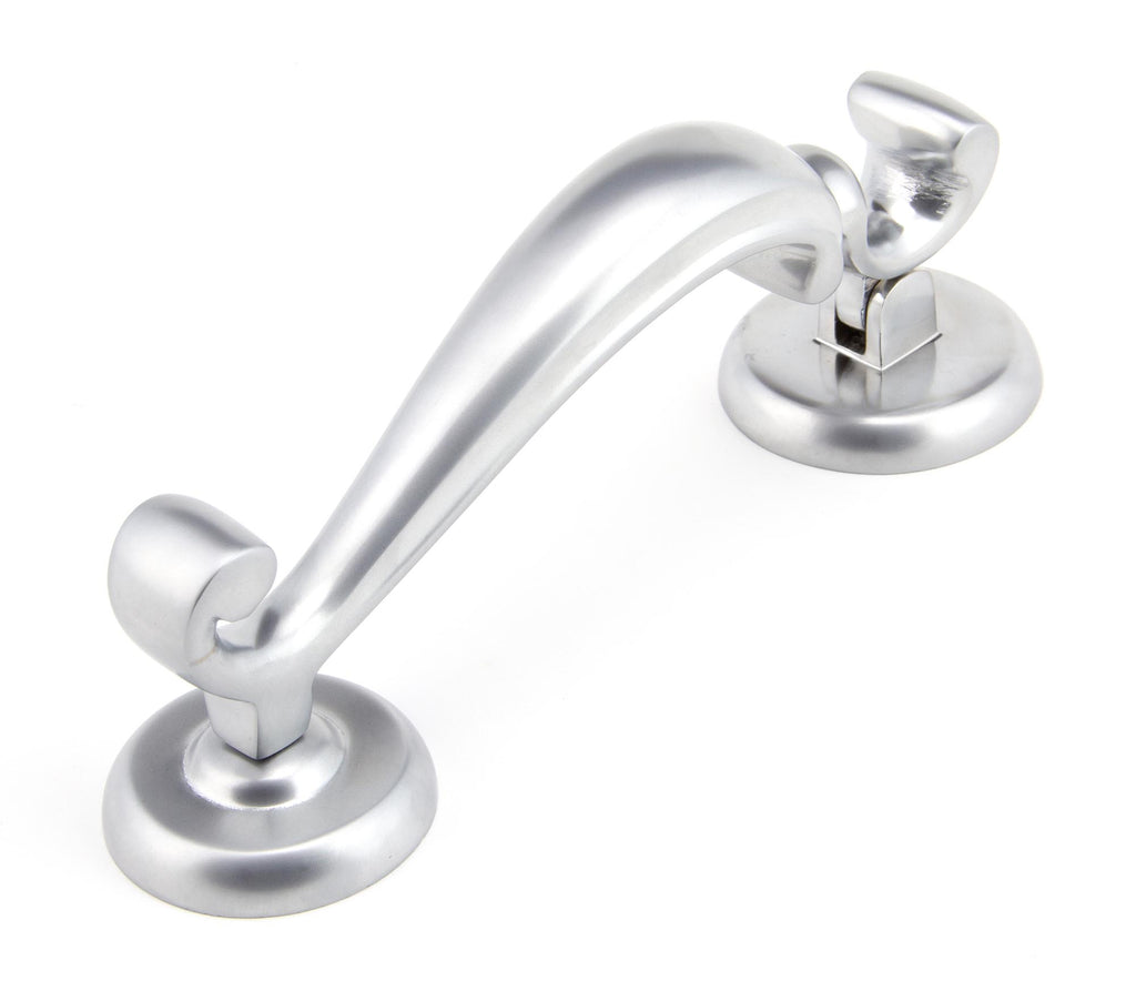 White background image of From The Anvil's Satin Chrome Doctor's Door Knocker | From The Anvil