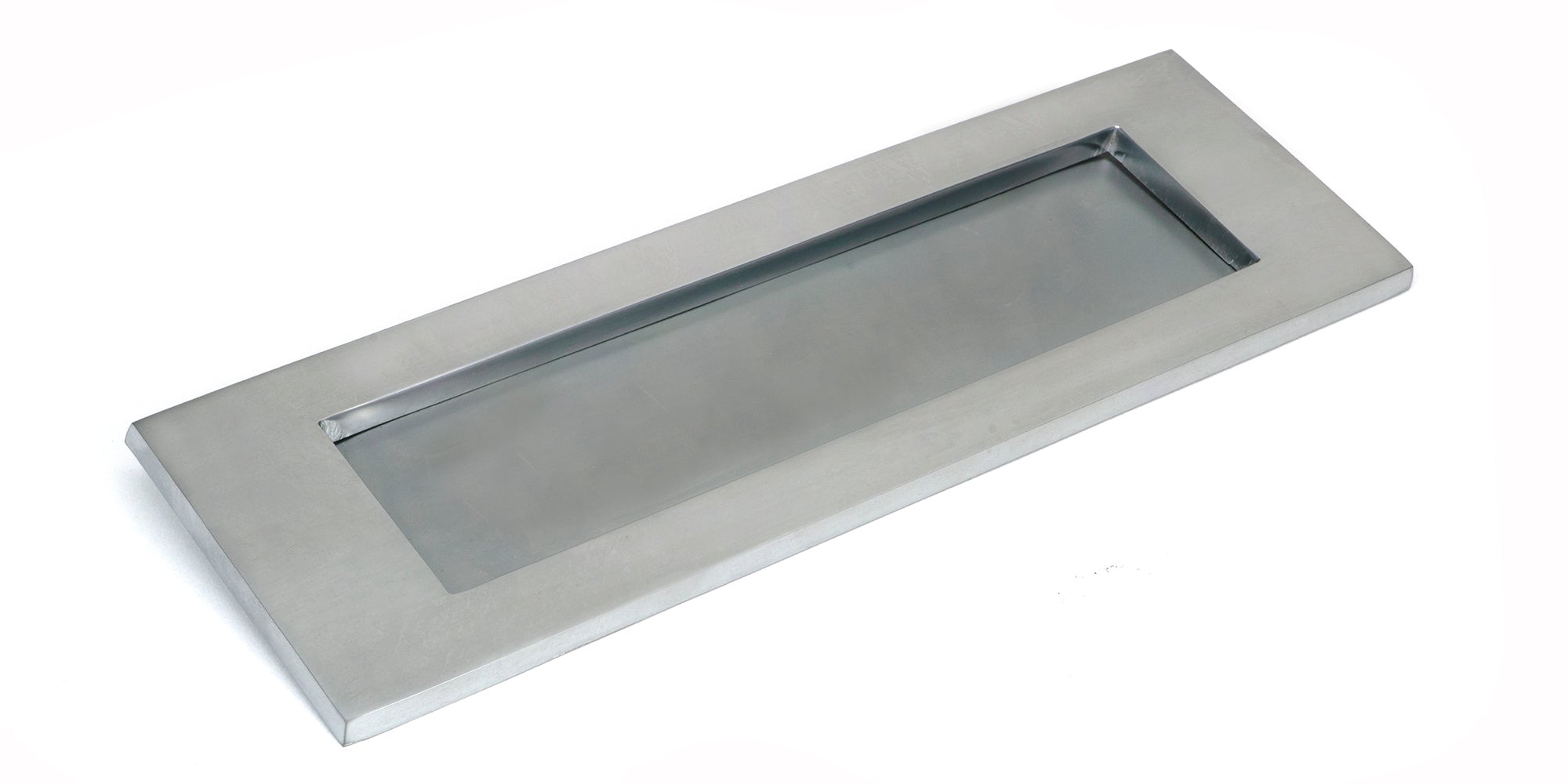 From The Anvil's Satin Chrome Letter Plate