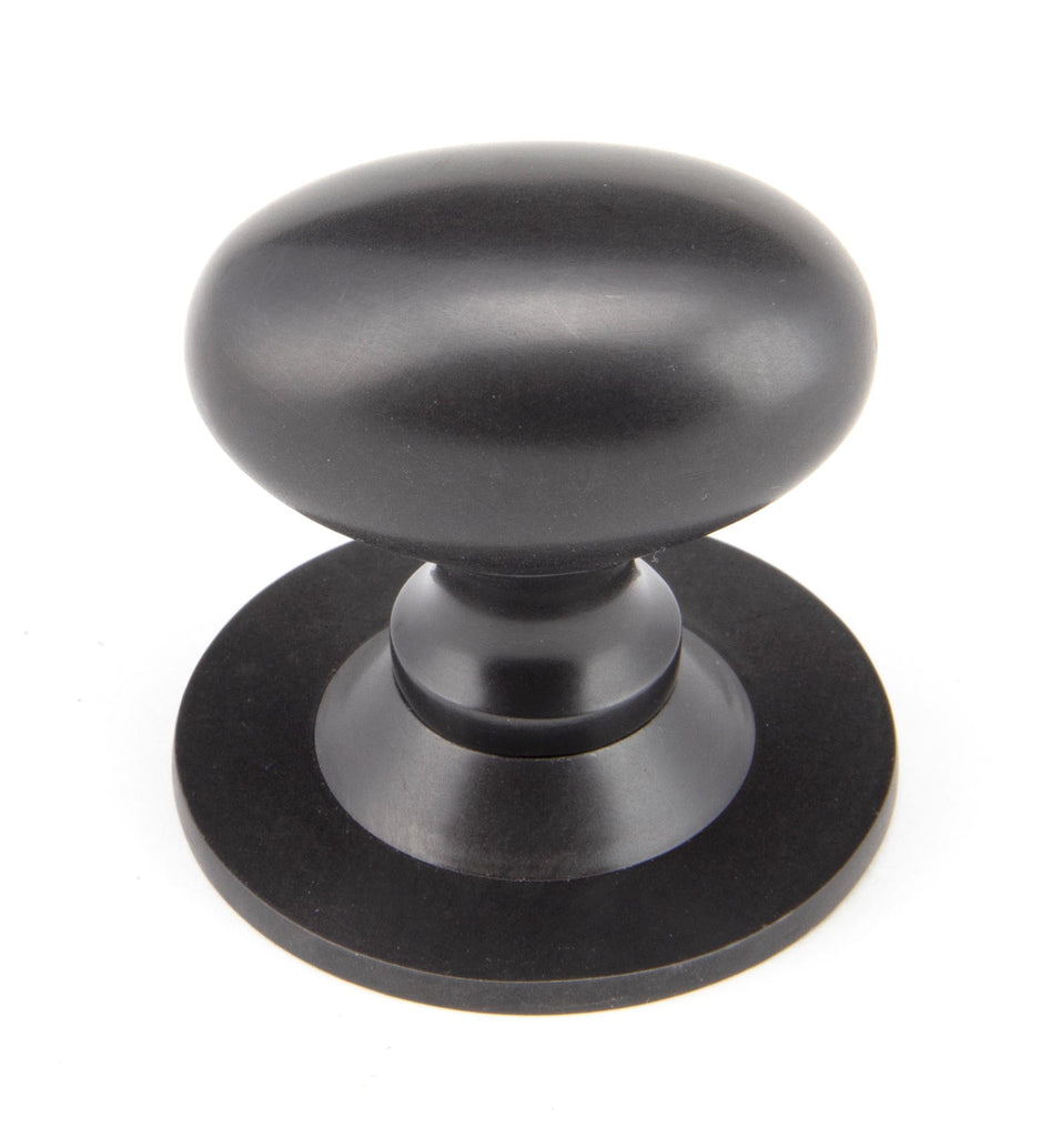 White background image of From The Anvil's Aged Bronze Oval Cabinet Knob | From The Anvil