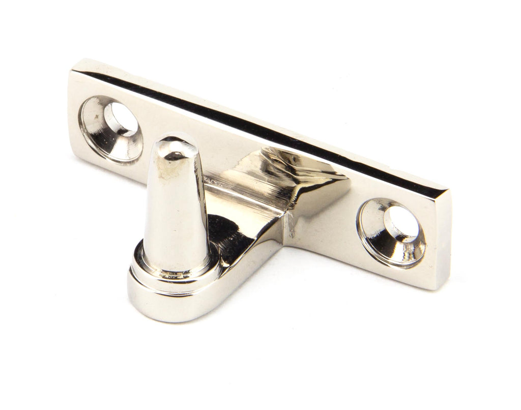 White background image of From The Anvil's Polished Nickel Cranked Stay Pin | From The Anvil