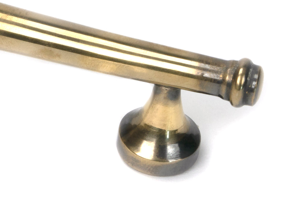 White background image of From The Anvil's Aged Brass Regency Pull Handle | From The Anvil