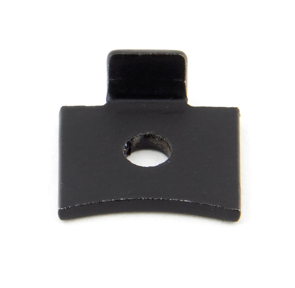 White background image of From The Anvil's Black Single Stud for Flat Bookcase Strip | From The Anvil