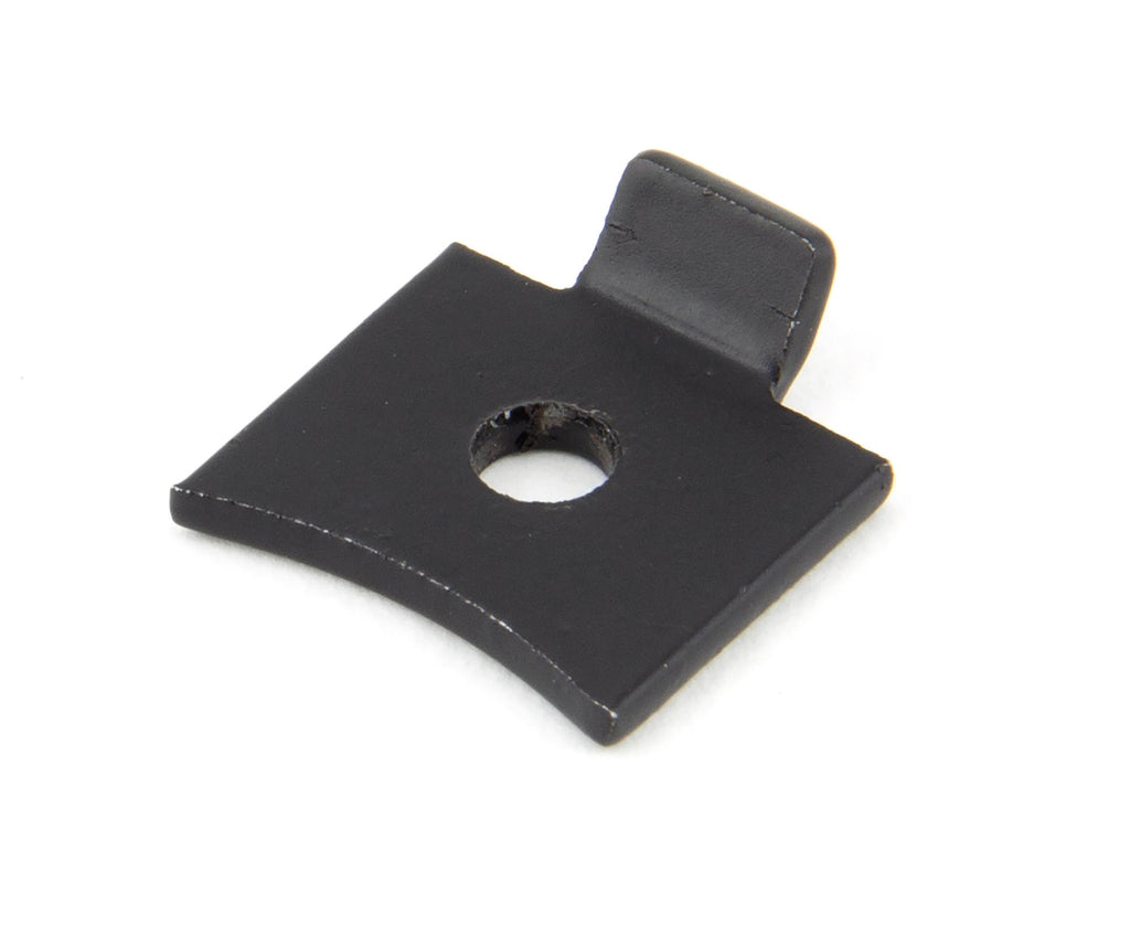 White background image of From The Anvil's Black Single Stud for Flat Bookcase Strip | From The Anvil