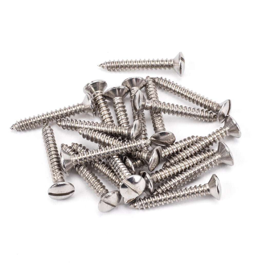 White background image of From The Anvil's Stainless Steel Countersunk Raised Head Screws (25) | From The Anvil