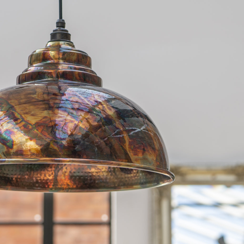 From The Anvil Burnished metal ceiling pendant light