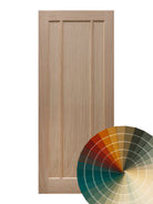 Hand Painted 3 Panel Oak Door in a Bespoke Farrow & Ball Colour