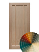 Hand Painted 3 Panel Oak Door in a Bespoke Farrow & Ball Colour