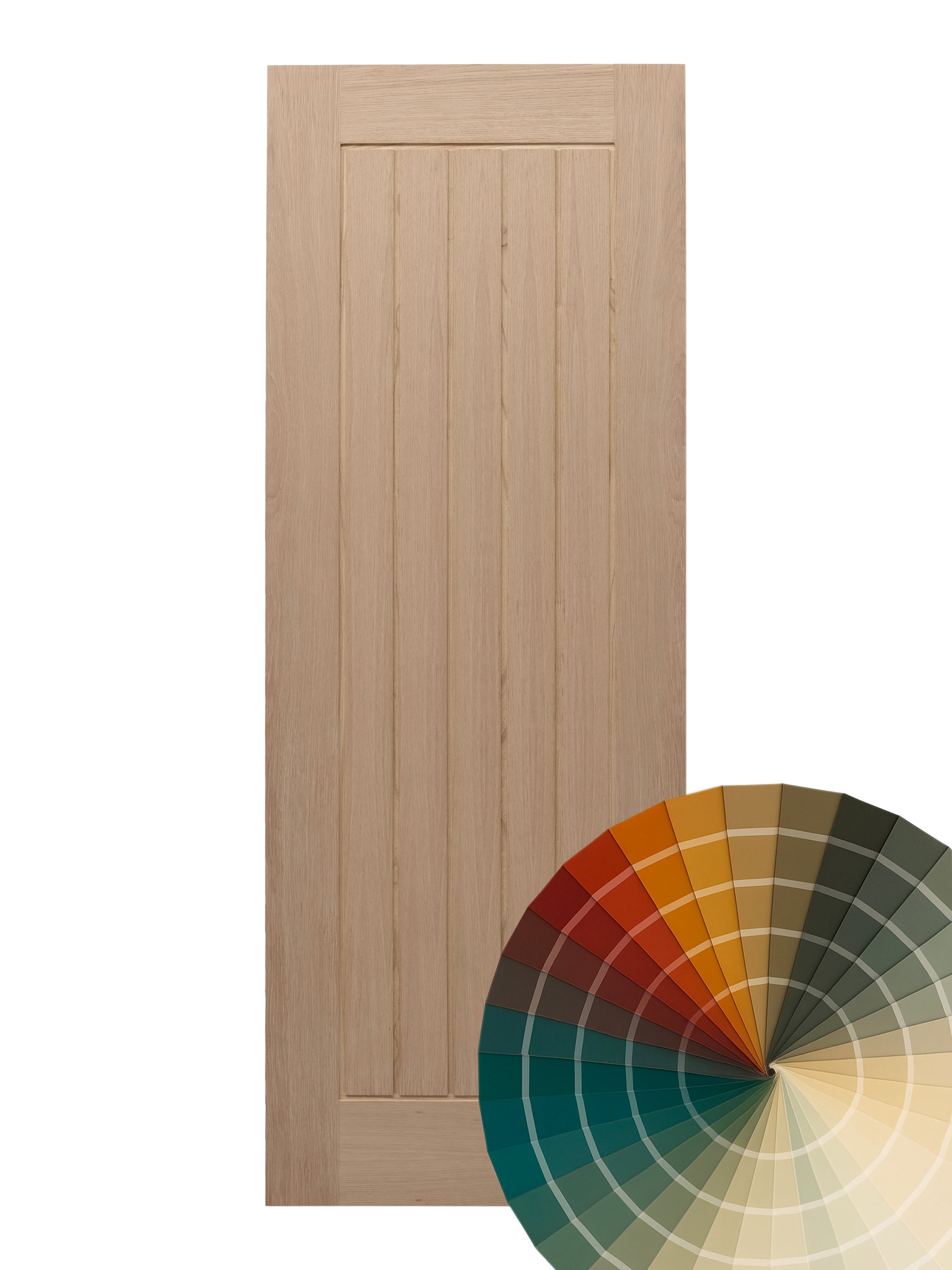 Hand Painted Cotswold Oak Door in a Bespoke Farrow & Ball Paint