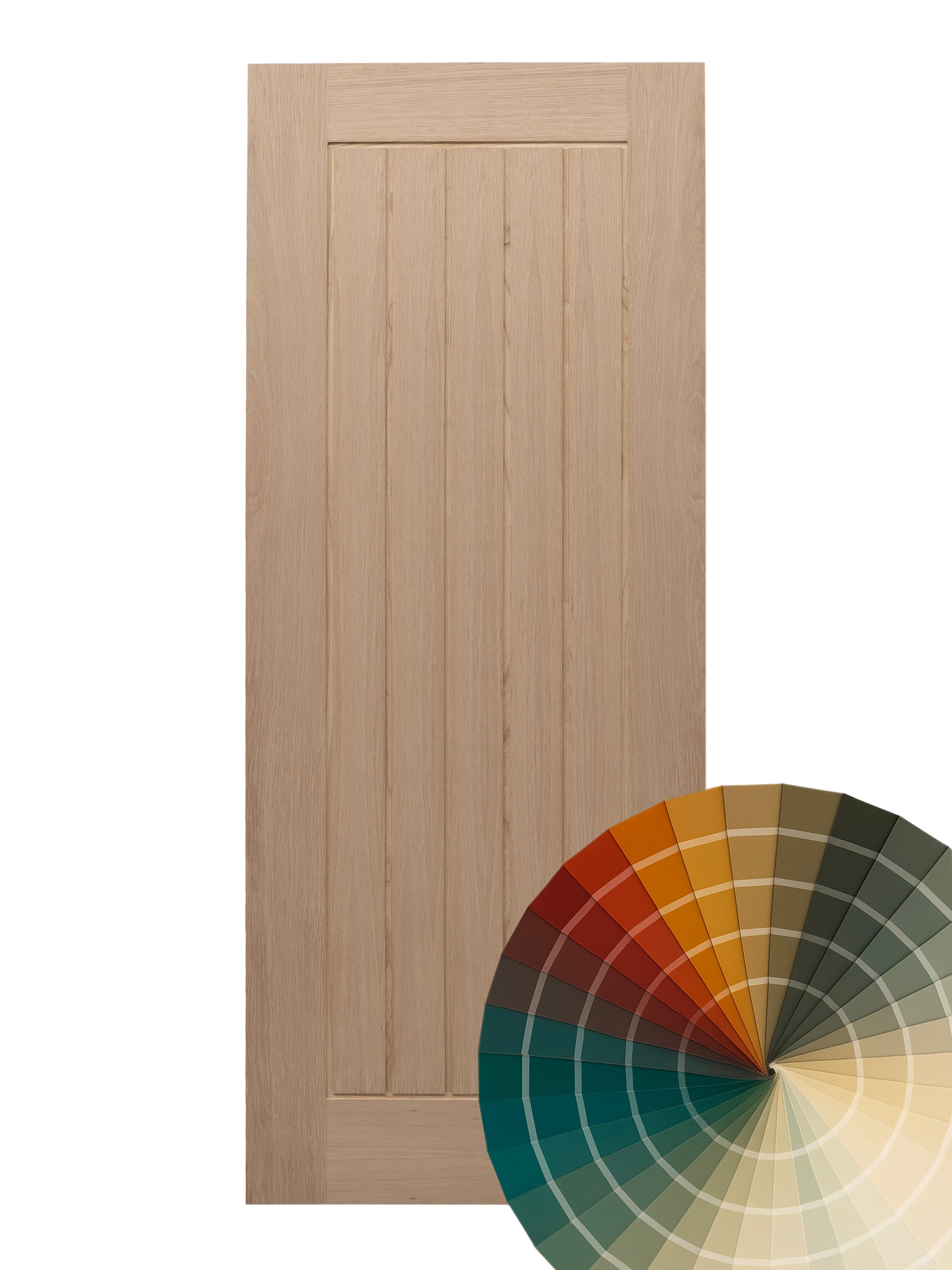 Hand Painted Cotswold Oak Door in a Bespoke Farrow & Ball Paint